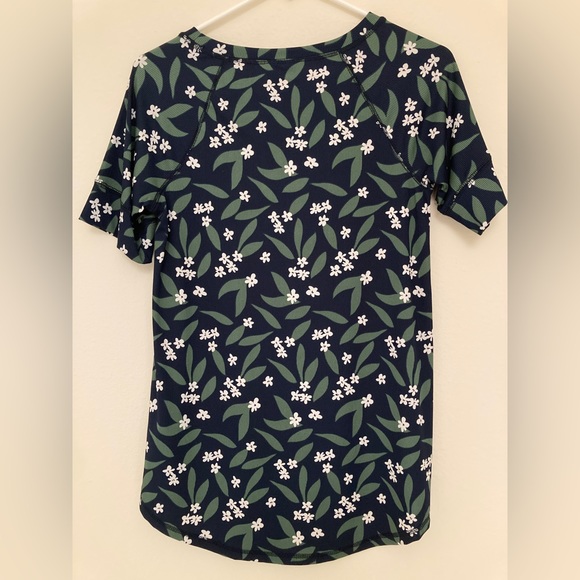 LuLaRoe Hailey top — Dark Navy Floral Print, size XXS. - Picture 2 of 7